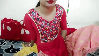 Indian hot and sexy Teacher saara having sex with his student! Teaches him how to satisfy a girl Don't cum inside my pussy in Hindi audio