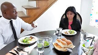 Stepdaughter shocked by her stepdad big cock - Enter TEAMSKEET26 on official site for discount