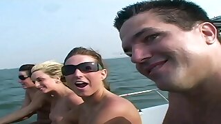 Hot Naked Chicks Pee Off The Back Of Our Boat