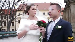 Married couple decides to sell brides pussy for good price