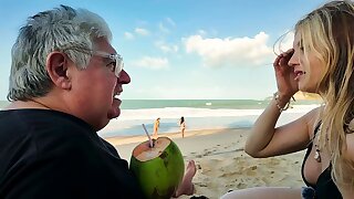 I ask a couple in the Caribbean for a coconut and screw the woman while the husband goes to get it.
