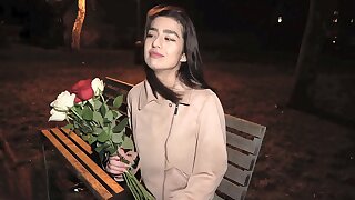 Public Agent Aaeysha gets fucked on Valentines Day in a hotel room