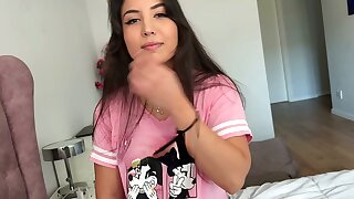 My Stepbrother Came On My Asshole And Pussy