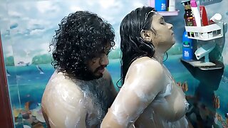 Steamy Romantic Bath with Sexy Stepsister