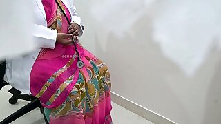 Indian lady DOCTOR enjoying her sexual desire while checking patient dick