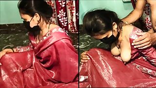 Indian newly Couple Saree hard fucking Desi Beautiful Indian Girl Tight Pussy First Time Hardcore missionary style Sex Video