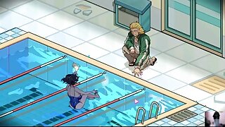 Ep-1 lifeguard holic! NTR Hentai game gameplay! I got a swimming pool and there are many hot girls!