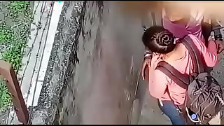 Indian couples have sex outside