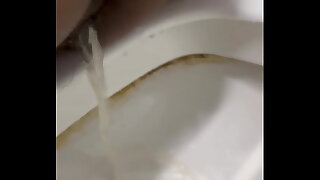 Sexy Indian Wife Morning Gushing Pee Stream