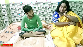 Indian hot NRI wife secret sex with handsome college boy! Fuck me hard