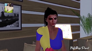 Indian bhabhi has sex with dever, hot cock sucking and pussy fucking with desi bhabhi getting fucked hard