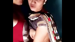 Sexy Indian Bhabhi Getting Her Boobs Sucked