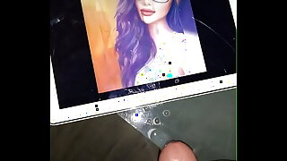 Massive cum tribute on Alvira Lina