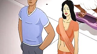 Desi Bhabhi Ki Chudai (Hindi Sex Audio) - Sexy Stepmom gets Fucked by horny Stepson - Animated Cartoon Porn - Hindi