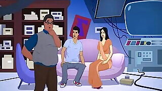 Horny Stepmom Fucks Desi Stepmom - Desi Hindi Chudai Audio - Stepmom hardcore - Big Cock Stepson Animated Cartoon Porn
