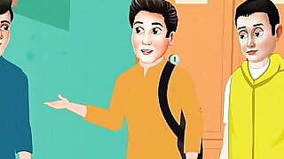 Horny Stepson Fucks Desi Stepmom - Desi Hindi Chudai Audio - Stepmom hardcore - Big Cock Stepson - Animated Cartoon Porn