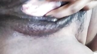 Desi Bhabhi self massage with hands part3