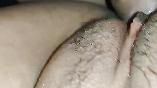 Hard fucking stepsister in home at night