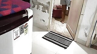 Sexy hotgirl21 Aunty does very sexy activity when seen from in bathroom.
