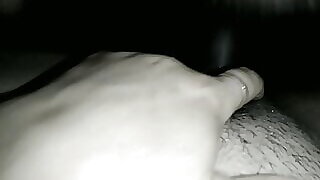 Wife alone homemade partner sex.